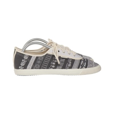 Ethno, Canvas Sneaker, Größe: 45, Schwarz/Grau/Weiß, Damen #LHt