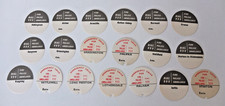 GPO Rotary Telephone Dial Number Card Inserts. 18 Yorkshire Exchanges