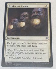 Deafening Silence 010/269 Throne of Eldraine Uncommon MTG MAGIC NEW UNPLAYED