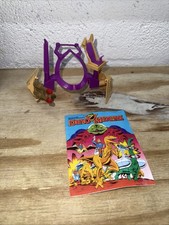 Tyco Dino Riders Triceratops Harness With Chair + Comic Book Insert