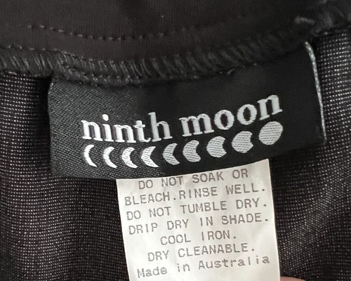 New Ninth Moon Maternity Pants, Sz 18, Black & Dark Grey, New W Tag - Picture 5 of 6