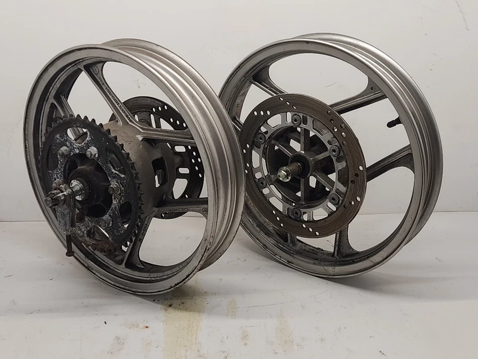 Juego de llantas delanteras traseras Kawasaki EX250R Ninja 250R 2007 97-07 eje de rotor de empuje Foto 2 de 4