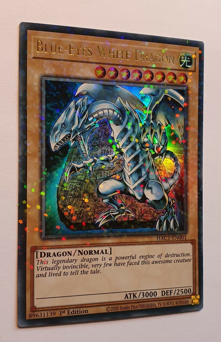 Yugioh HAC1-EN001 Blue-Eyes White Dragon 1st Edition Ultra Yugioh HAC1-EN001 Blue-Eyes White Dragon 1st Edition Ultra