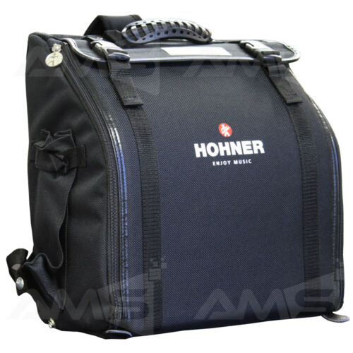 Hohner Compadre 31 Button Diatonic GCF Sol Black Accordion with Bag, Straps - Picture 3 of 4