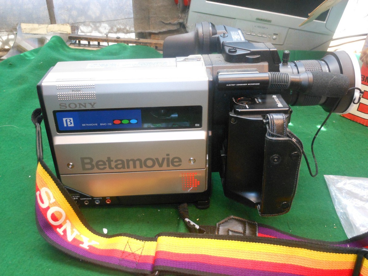 Caméra Betamovie 110 Sony – Avec Chargeur Et Mode D'emploi – Vintage Fonctionnel