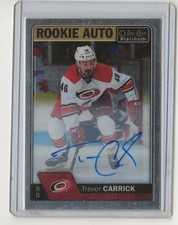 16-17 2016-17 O-Pee-Chee Platinum Rookie Autographs #RTC Trevor Carrick Caolina