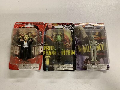 Creepy Classics Lot Of 3 Dracula, Frankenstein And The Mummy