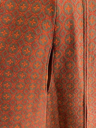 Welsh Wool tapestry cape Size M VGC 100% wool woven poncho coat jacket Rhydybont - Picture 4 of 16