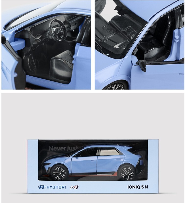 HYUNDAI N COLLECTION IONIQ 5 N 1:38 Performance Blue Diecast Mini