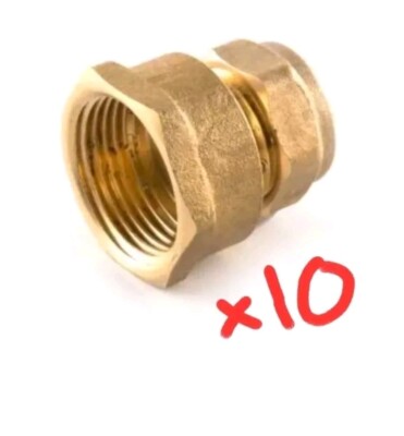 22 mm Buchse Kupplung Kompression x 10 Stück