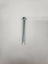 1# Midwest Fastener 09793 #14x 2-1/2" ZP Steel Hex Head Self-Drilling Screws 