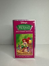 Disney Little Mermaid Ariel’s Undersea Adventures Double Bubble VHS Video Tape 3