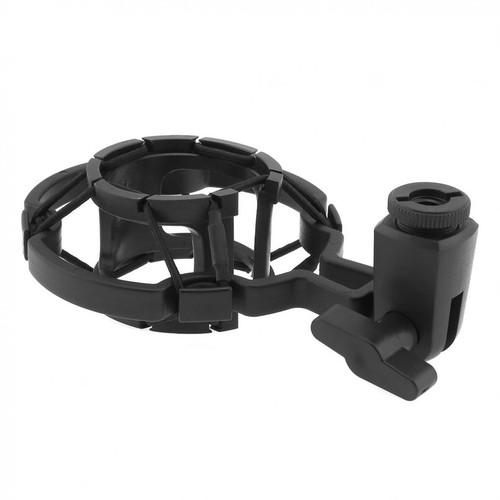 Microphone Shock Mount Plastic Mic Stand for Condenser Mic Clip Recording Studio - Picture 5 of 12