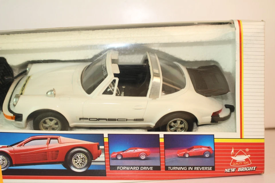 Nuevo Coche Control Remoto Porsche Brillante #227 Años 80 con Caja Original Foto 2 de 4