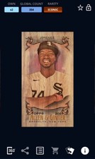 [DIGITAL CARD] Topps Bunt 2021 ELOY JIMENEZ ICONIC MINI WOOD BASE RIP, WHITE SOX