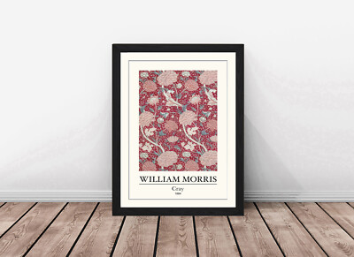 William Morris Cray gerahmter Druck Wandbild Bild A1 A2 A3 Format