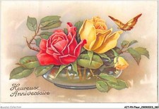 AITP9-FLOWER-0910 - Happy Birthday - Peonies