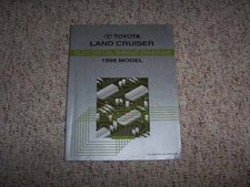 1998 Toyota Land Cruiser Electrical Wiring Diagram Manual 4WD 4.7L V8