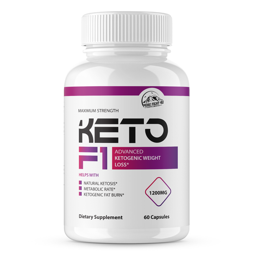 Keto F1 Pills Advanced Ketogenic Weight Loss 3 Bottles 180 Capsules