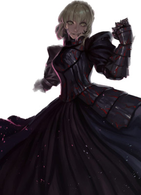 Artoria Alter Saber Fate Heavens Feel 01 Weatherproof Anime Sticker 6'' Car Decal
