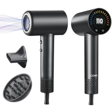 Professional Lightweight High Speed Ionic Hair Dryer with Nozzle for Home Travel