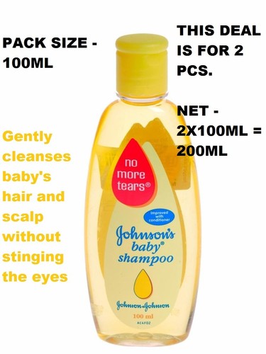 Johnson’s Baby Shampoo 100ml – No More Tears | Mild & Gentle Hair Cleanser for Newborns & Kids main image 1