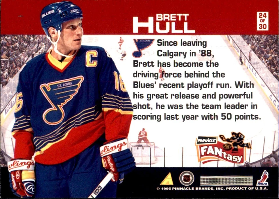 1995-96 Pinnacle Brand 🥅 INSERTS 🥅 YOU PICK YOUR FAVS 🏒 NHL HOCKEY 🥅 Card - Image 4 of 4