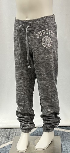 Justice Girls Sweatpants Jogger Gray Size 10 - Picture 2 of 3