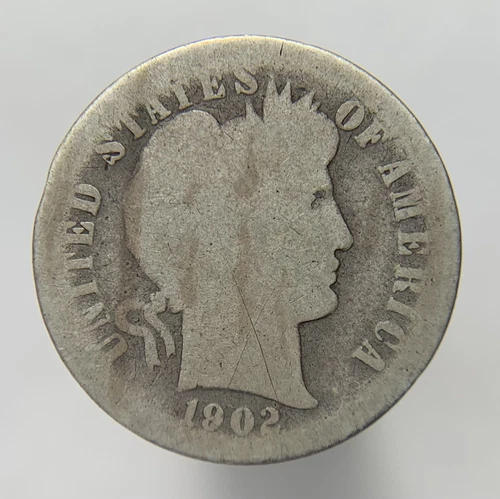 1902 S Barber Dime (B662)