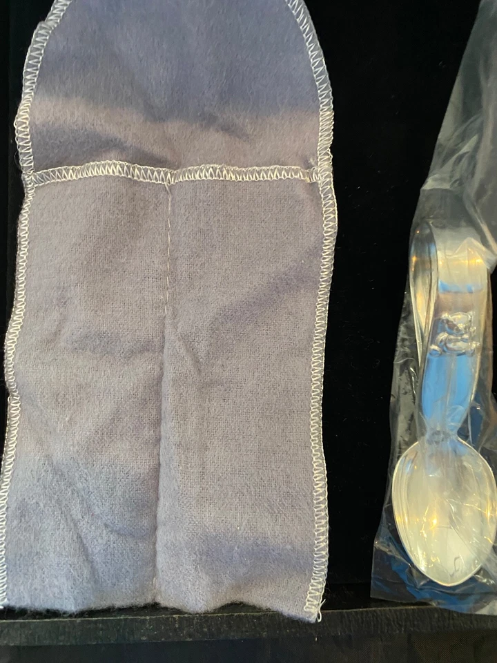 CUCHARA BEBÉ WALLACE STRADIVARIOUS PLATA ESTERLINA NUEVA FUERA DE BOLSA ORIGINAL Foto 2 de 2