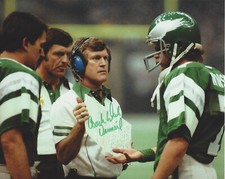 COACH DICK VERMEIL - PHILADELPHIA EAGLES - SIGNED 8x10 PHOTO B w/COA NFL LEGEND