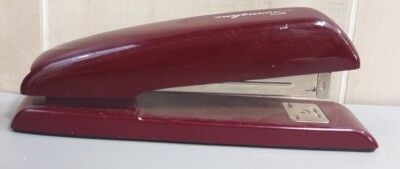 Vintage Swingline Ruby Red Stapler Model #646 Made In Mexico