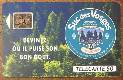 SUC DES VOSGES TELECARTE REF PHONECOTE F315a NUMMERIERT UT KARTE PHONECARD KARTE
