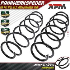 2x Federn Fahrwerksfeder Vorderachse für Fiat Stilo Multi Wagon Schrägheck Kombi