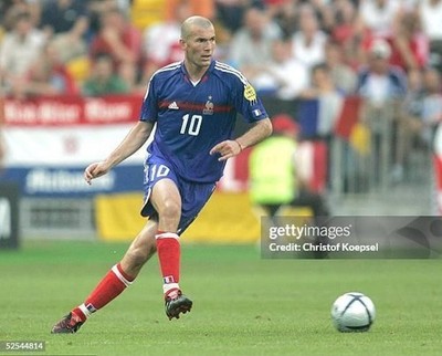  フランス代表 ZIDANE 10 他3枚セット Zinedine Zidane #10 France EURO 2004 Home Jersey M Size adidas F/S