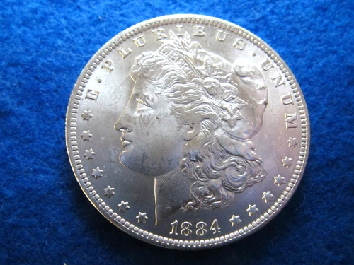 1884 O Morgan Silver Dollar - Well Struck Choice Bright Uncirculated