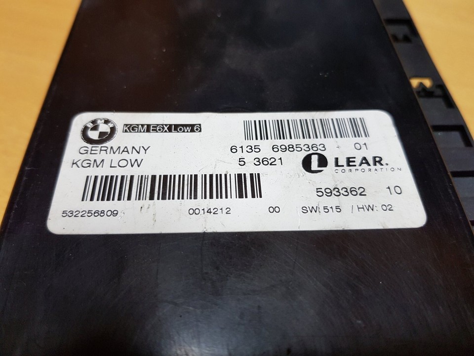 FULLY TESTED BMW E60 E61 E63 E64 5 SERIES BODY CONTROL MODULE 6985363 ...