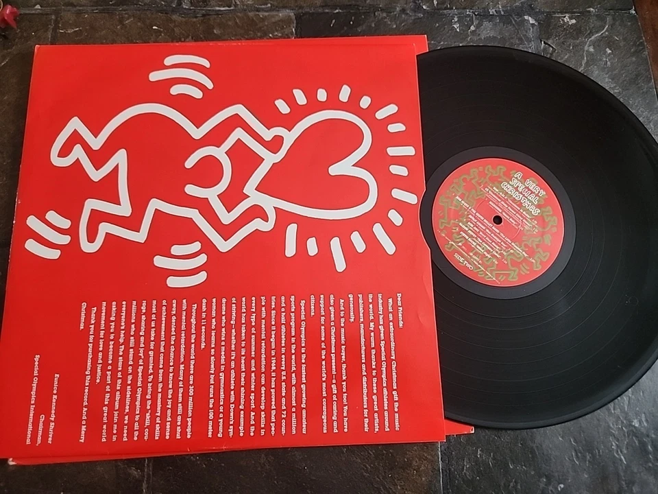 A VERY SPECIAL CHRISTMAS LP EX VINYL 1987 Springsteen Bon Jovi Sting Whitney U2  - Image 4 of 4