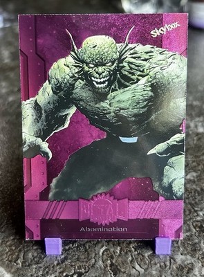 2024 SkyBox Marvel Metal Universe Precious Metal Pink ABOMINATION /75