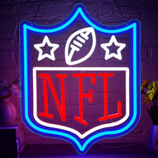 Dimmable Football Neon Sign for Man Cave, Garage & Bedroom Decor