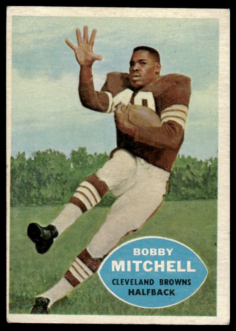 1960 Topps Bobby Mitchell #25 Cleveland Browns - Very Good