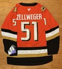 Olen Zellweger Signed Anaheim Ducks Jersey PSA/DNA NHL Auto Hockey