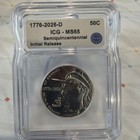 1776-2026-D ICG Graded MS67 Initial Release Half Dollar SemiQuincentennial 50C. — photo 1
