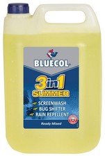 Bluecol 3in1 Summer Car Ready Mixed Screenwash - 5L 2.45 per litre