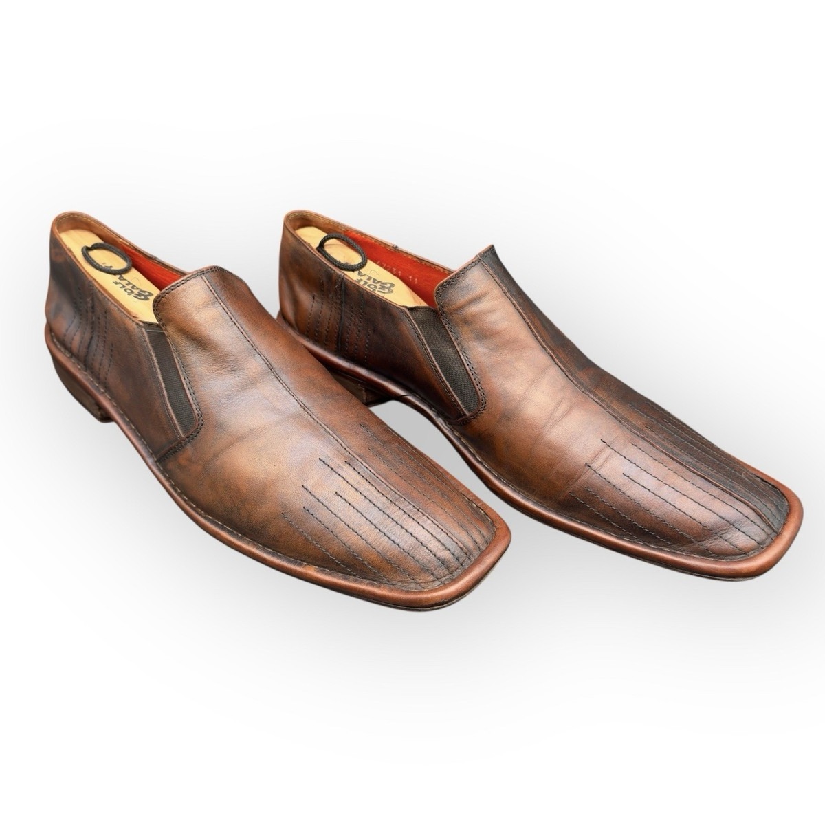 Carrano Men\'s Italy Brown Dress Slipon Loafer Size 9.5(46) Tuscan Italian Suede Venetian Loafers - Sigaro | Martin Dingman main image 4