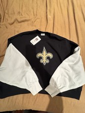 Women’s NFL Team Apparel New Orleans Saints Oversized Sweatshirt XXL Nike