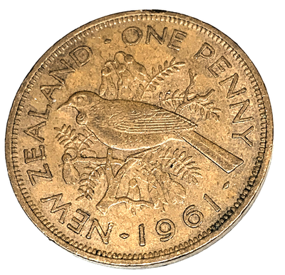 C7786 NEW ZEALAND COIN, LARGE PENNY 1961 | eBay