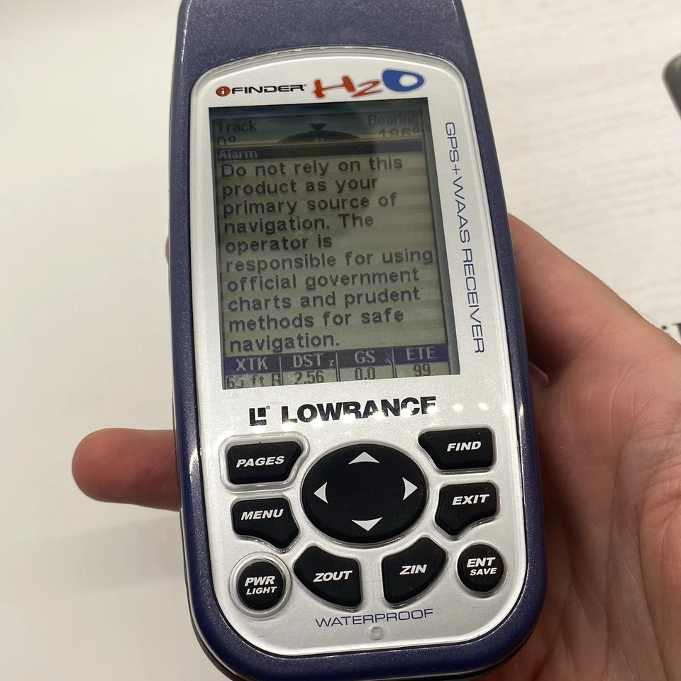 Lowrance iFINDER H2O Handheld GPS WAAS Receiver Manual & Map Card Bundle - Image 2 of 4