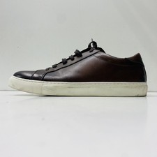 Vitorino Russo Men Adam 10M Brown Leather Lace-Up Sneakers Size 10