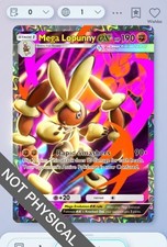 Pokemon TCG POCKET - Mega Lopunny Full Art 2⭐, Crimson Blaze, Inglés